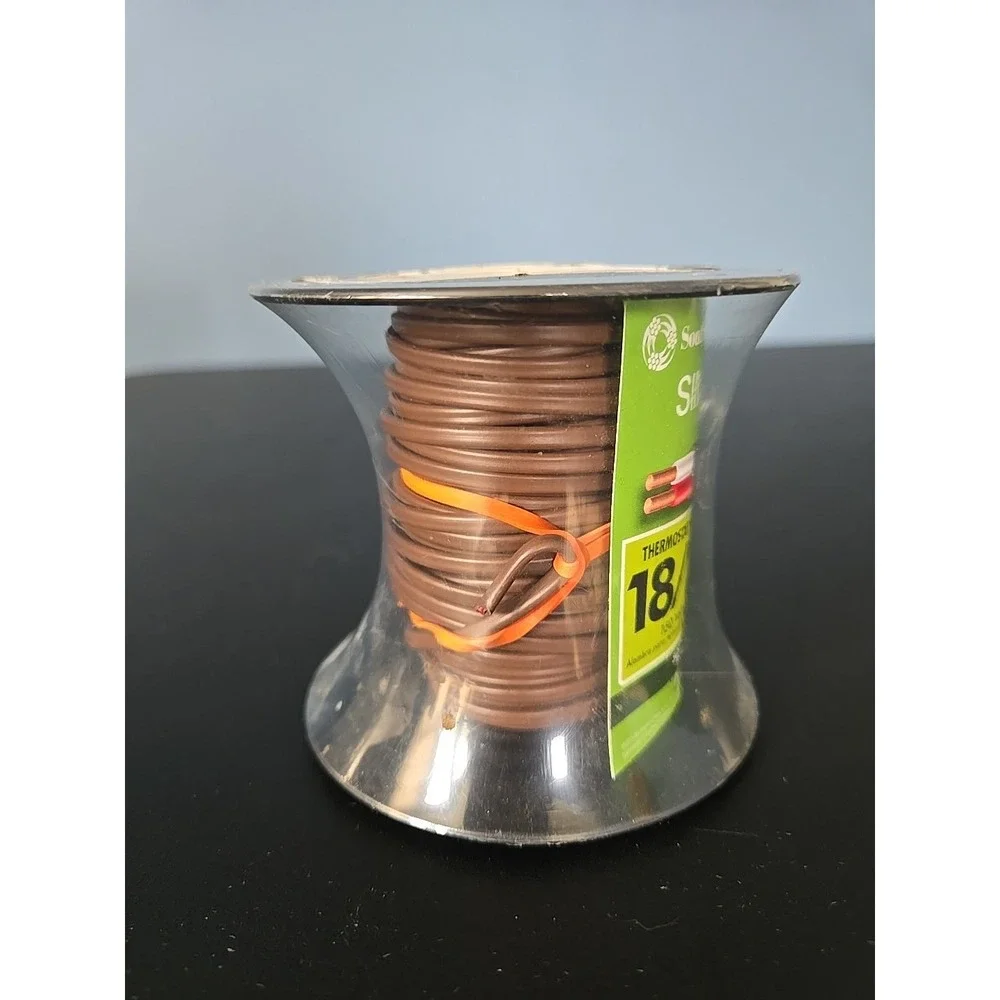 Southwire Simpull TSTAT 50 '‎ 18/2 Brown Solid Thermostat Wire NEW